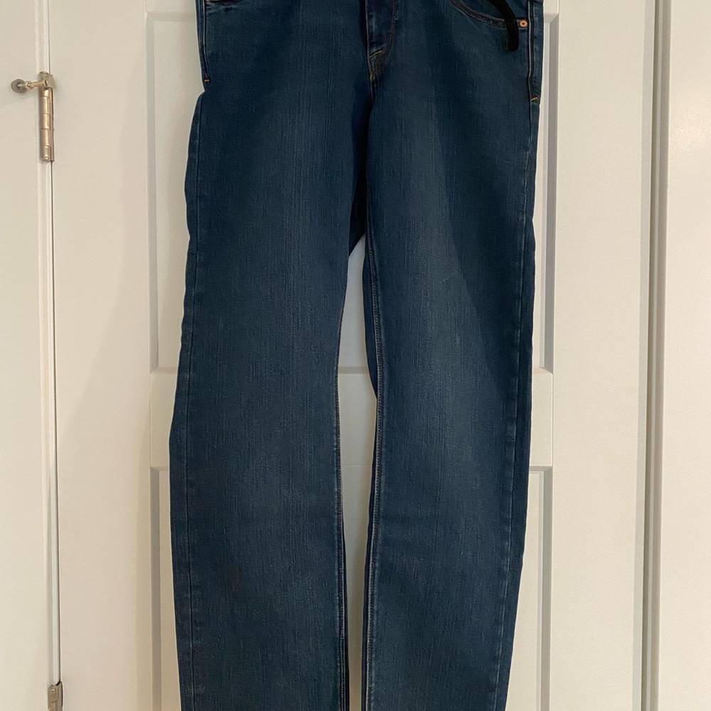 Volcom Men’s Solver Dark Blue Straight Leg Jeans